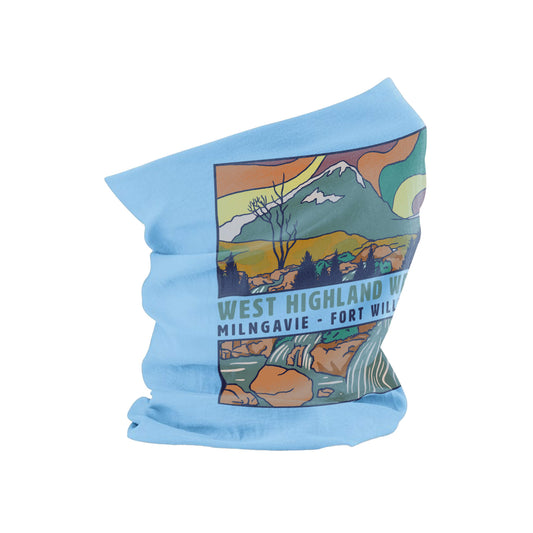 Landscape Snood | Light Blue | West Highland Way