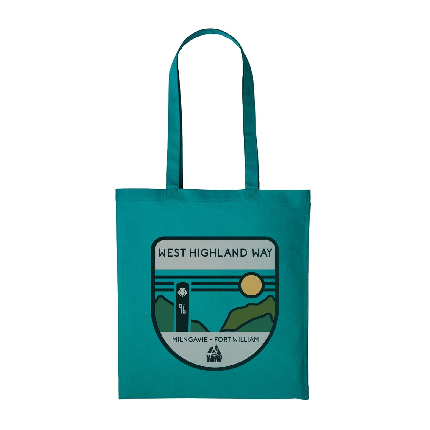 West Highland Way Tote Bag | Jade