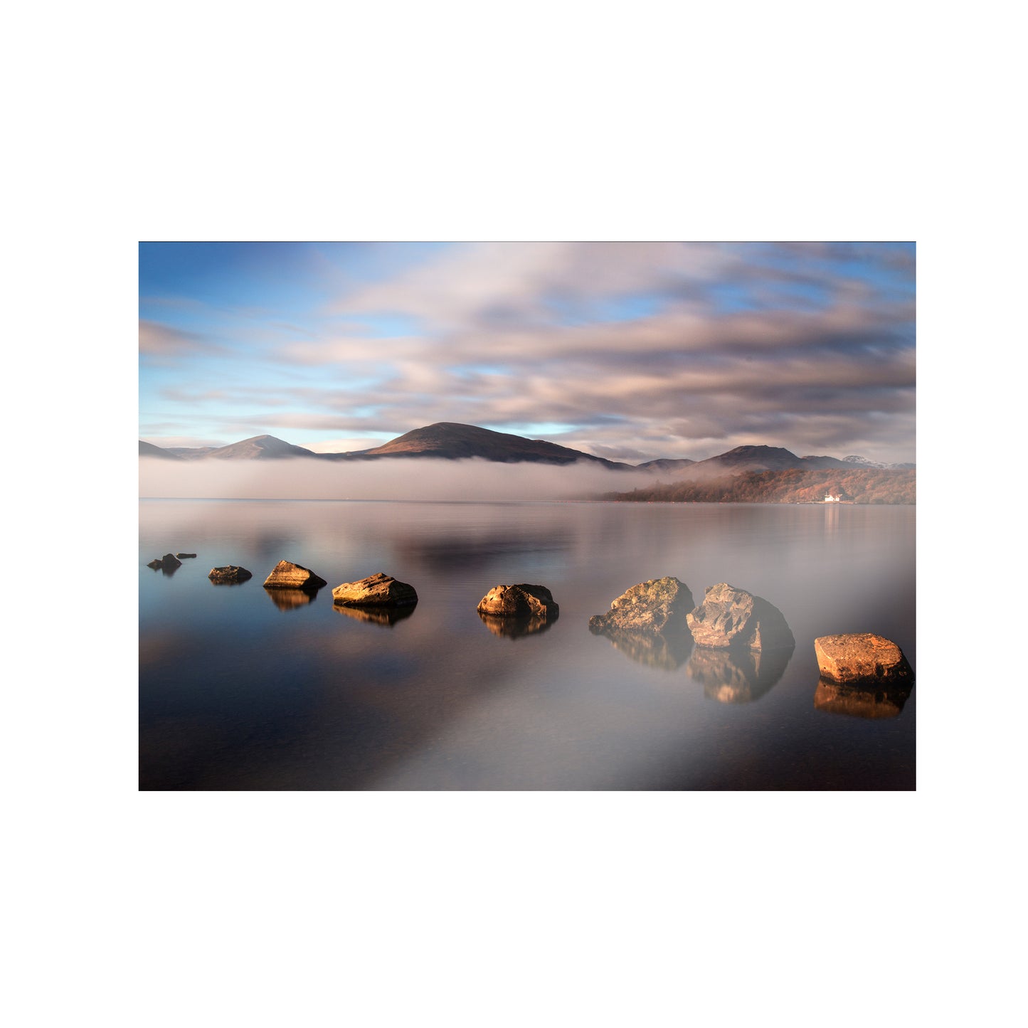 Poster Print of Milarrochy Bay Balmaha loch Lomond on theWest Highland Way