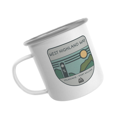 West Highland Way Enamel Mug