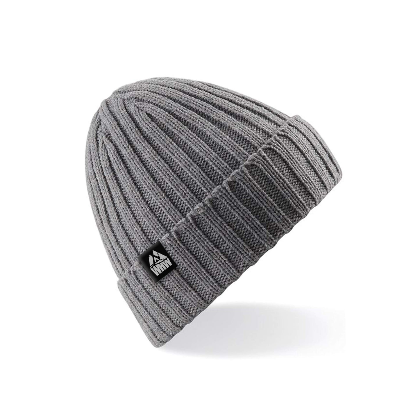 Chunky Ribbed Beanie | Heather Grey | West Highland Way