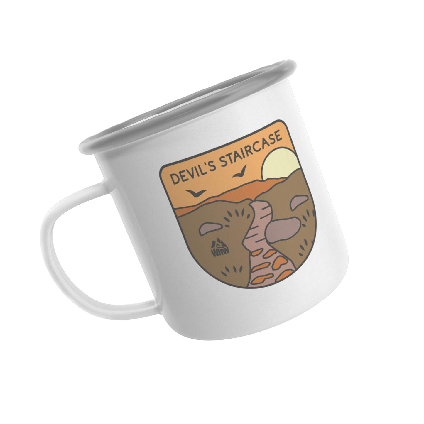 Devil's Staircase Enamel Mug - West Highland Way