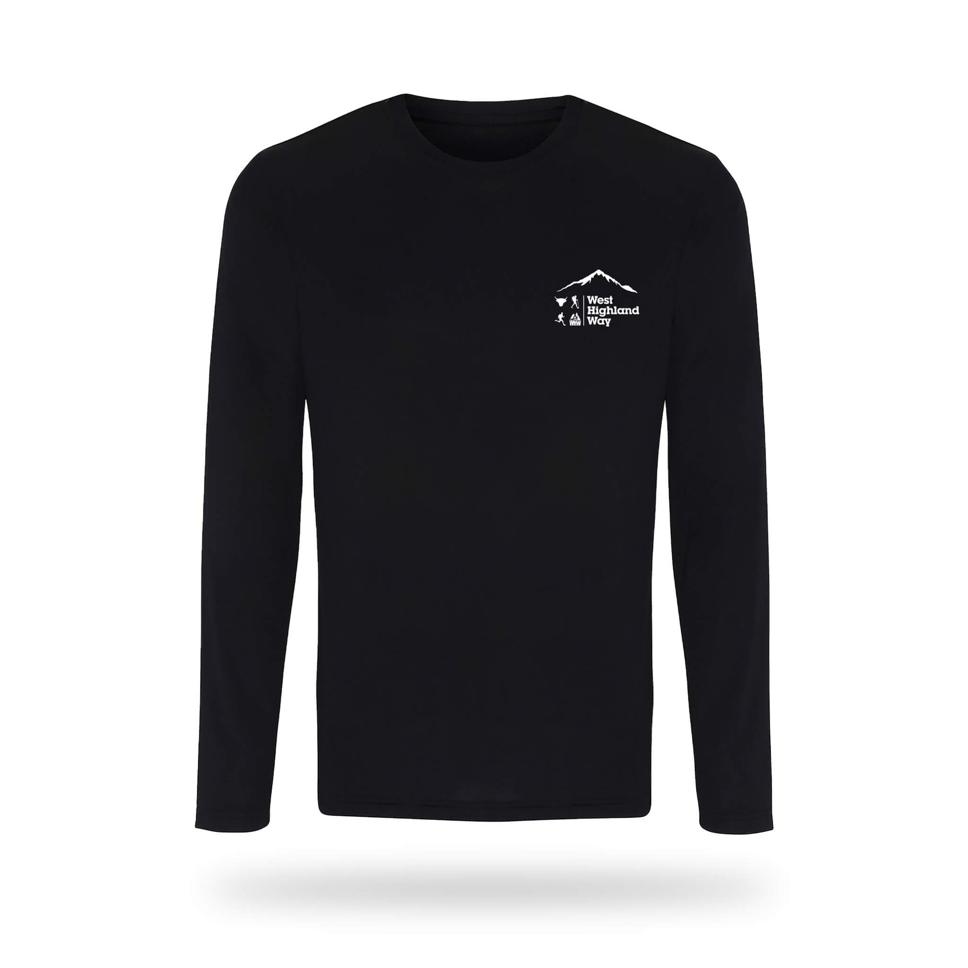 Black, long sleeve West Highland Way Baselayer
