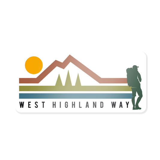 Walker Car Bumper Sticker - West Highland Way