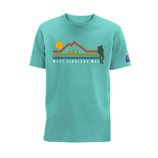 Walker T-Shirt - Teal - West Highland Way