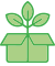 Less packaging icon