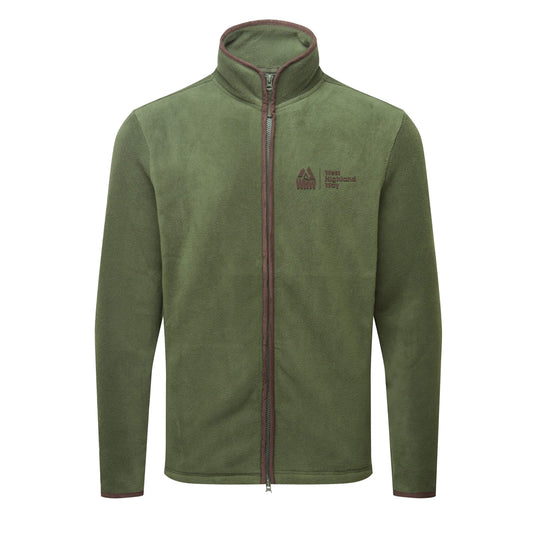 Artisan Fleece Jacket - Moss Green - West Highland Way