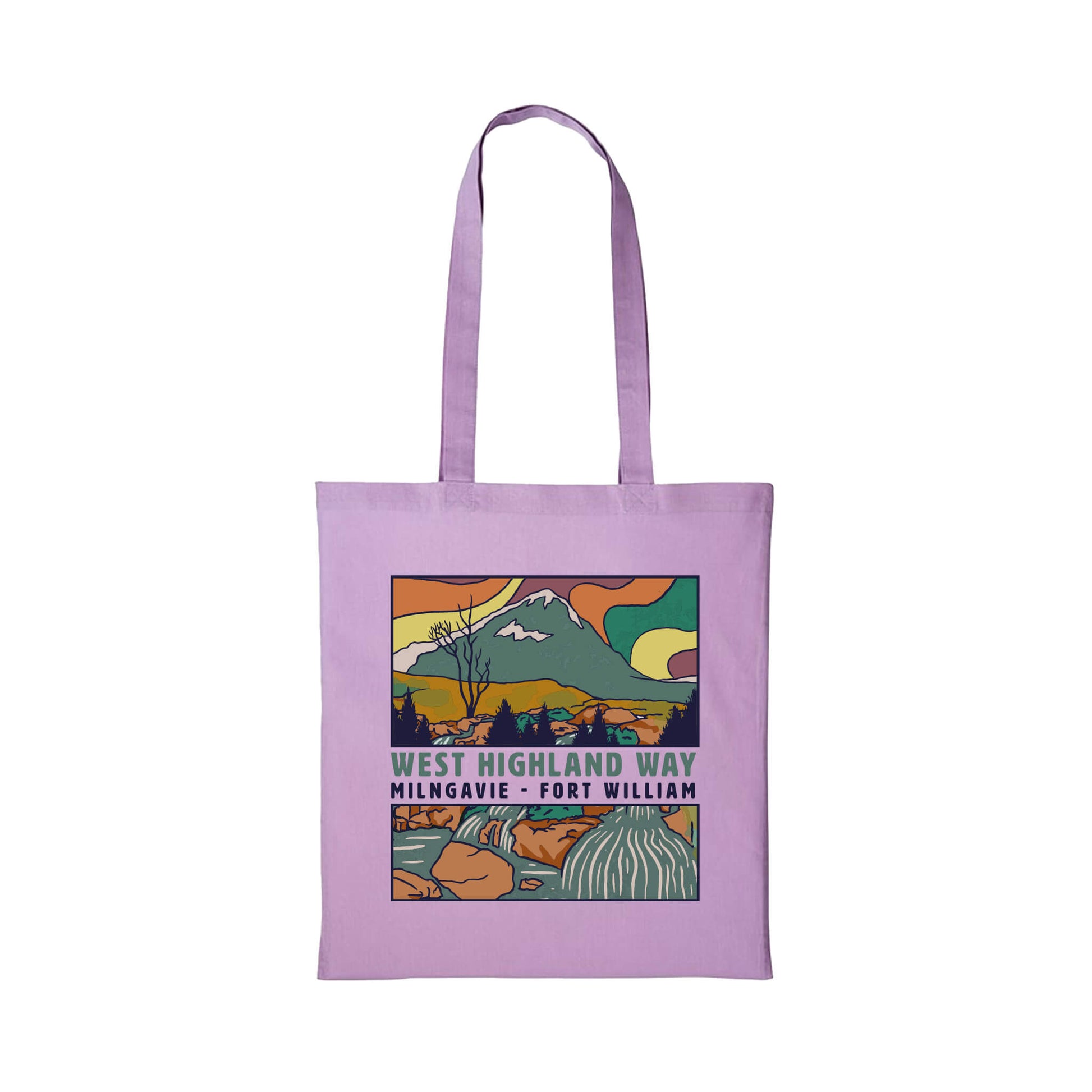 Landscape Tote Bag | Lavender | West Highland Way