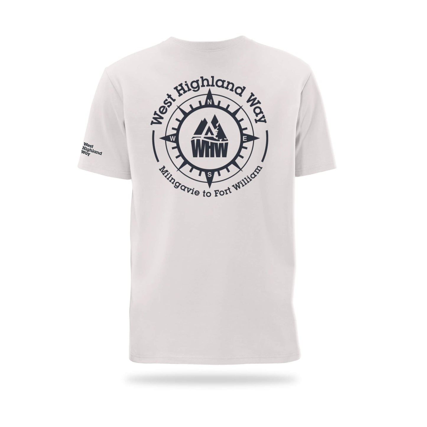 Back view of Compass Organic Cotton T Shirt