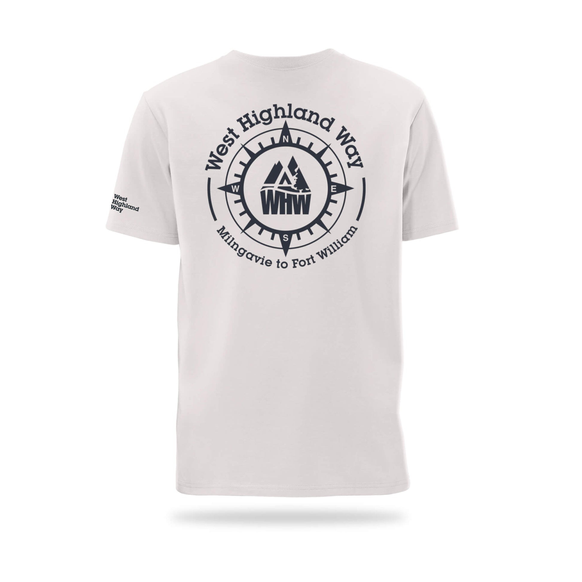 Back view of Compass Organic Cotton T Shirt