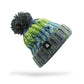 West Highland Way electric grey chunky knit beanie hat