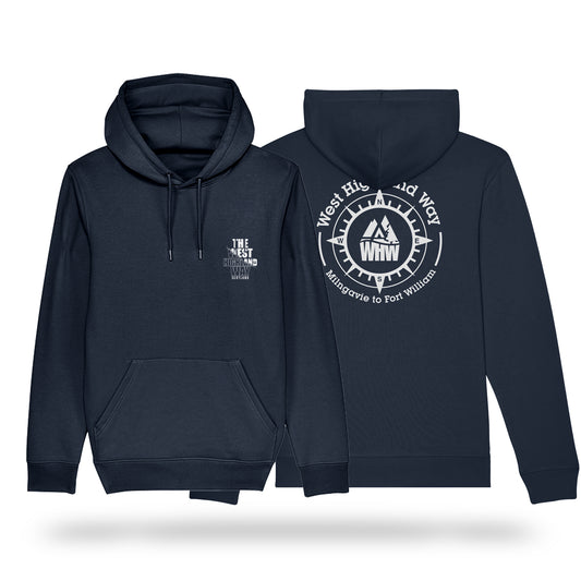 Navy West Highland Way Compass Hoodie