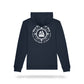 Black West Highland Way Hoodie Personalised Compass Back