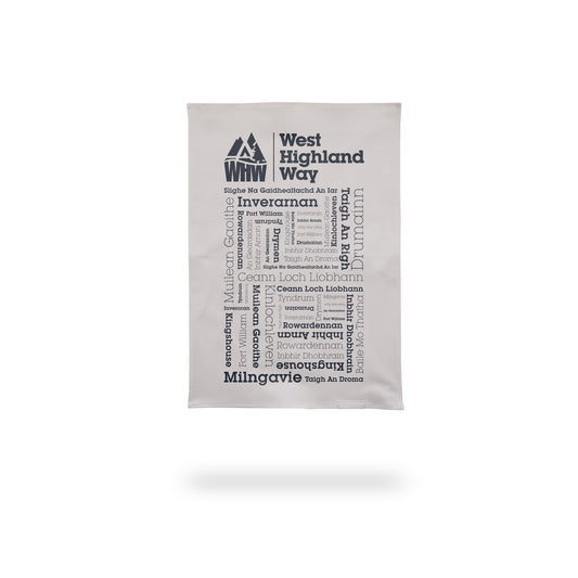 West Highland Way Places Tea Towel