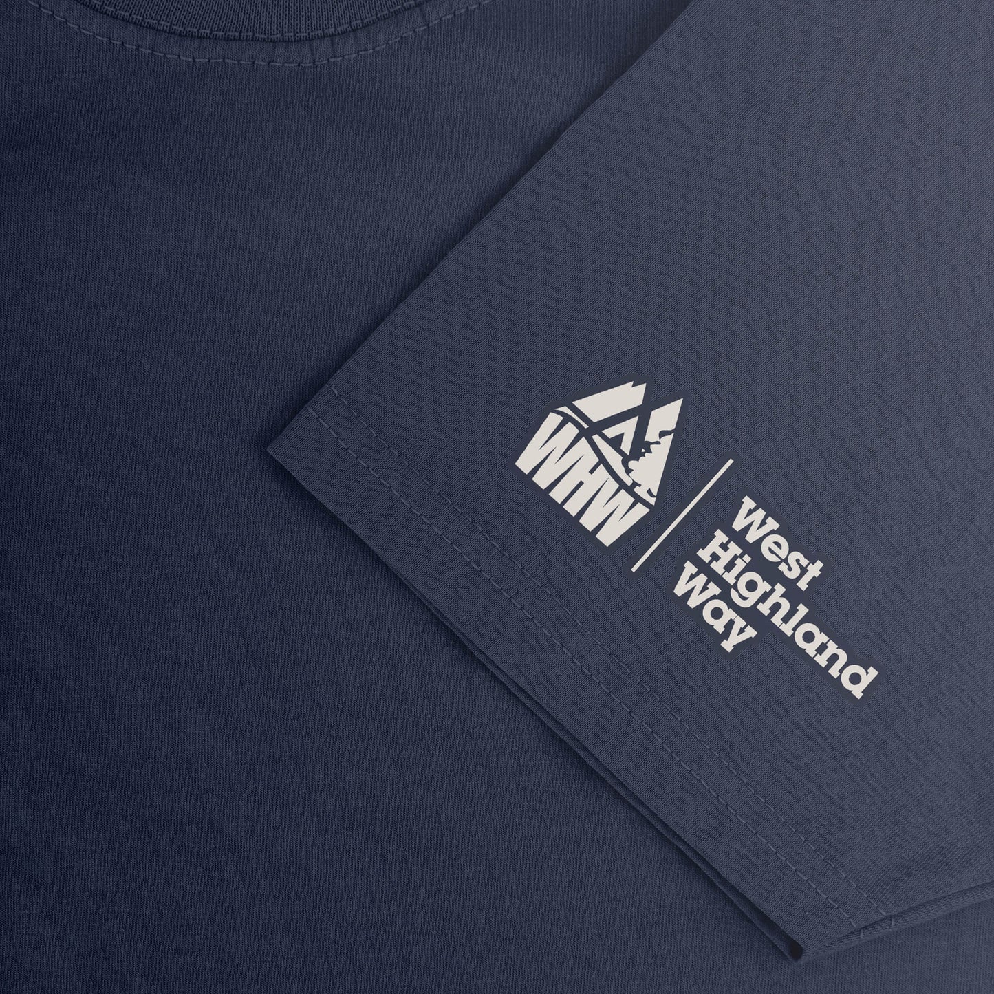 Towns of the West Highland Way t-shirt sleeve print
