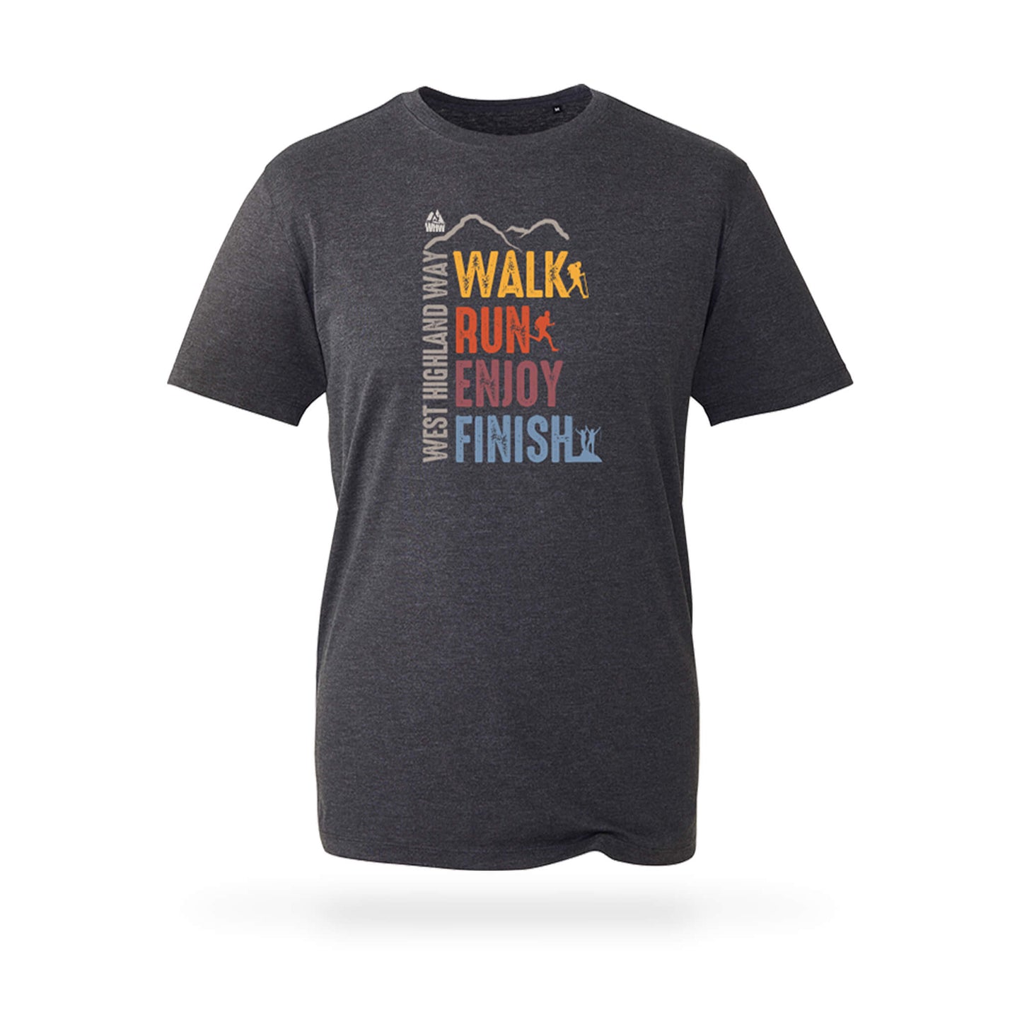 T-Shirt Walk Run Enjoy Front West Highland Way