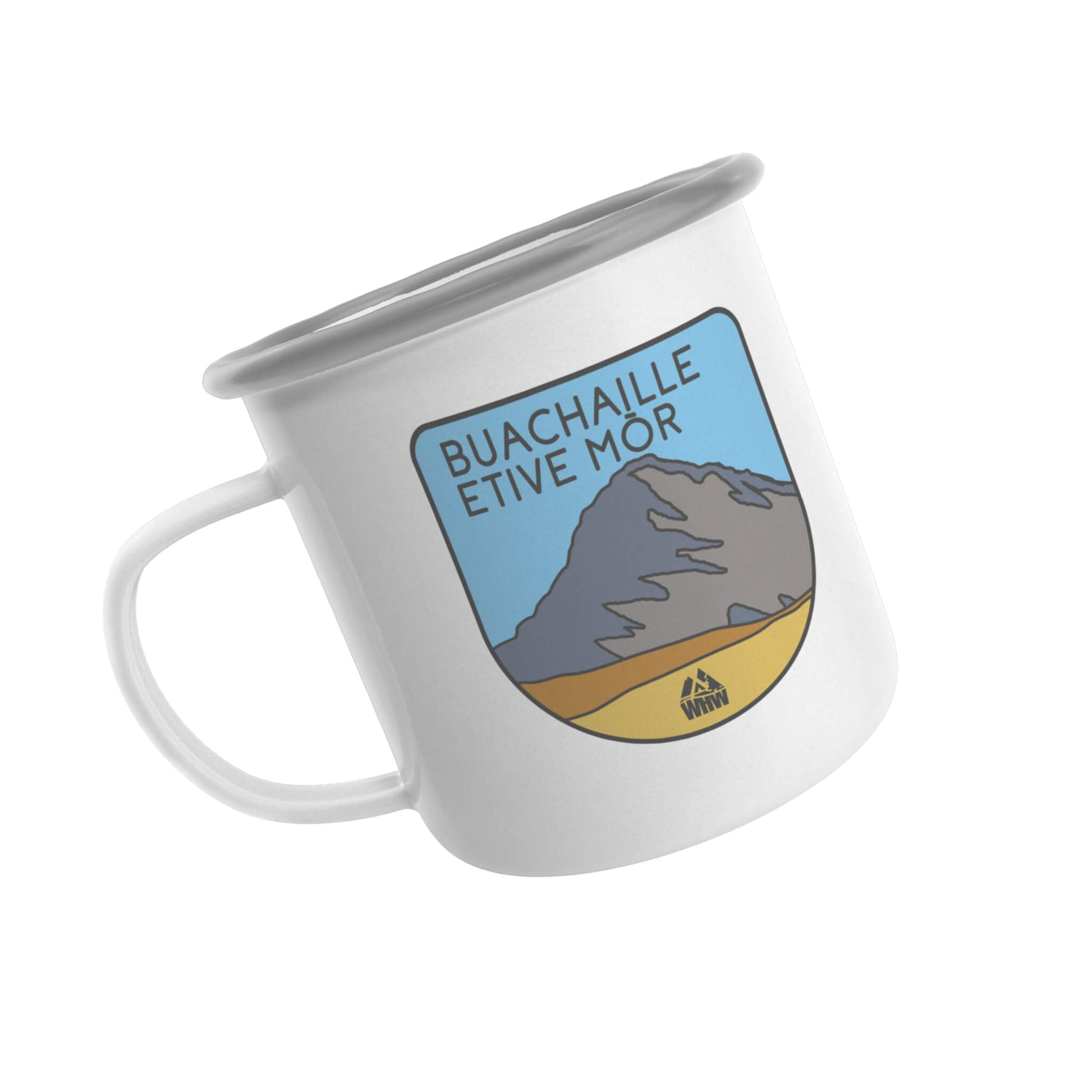 Buachaille Etive Mor Enamel Mug - West Highland way