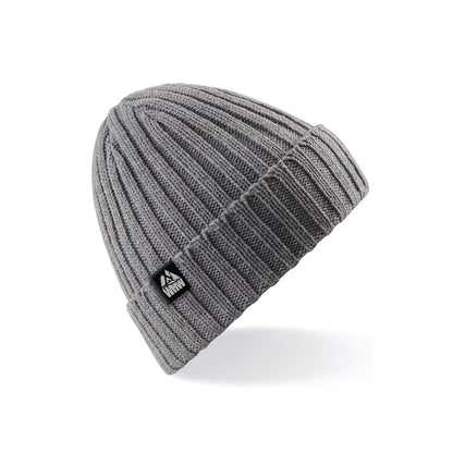 Chunky Ribbed Beanie | Heather Grey | West Highland Way