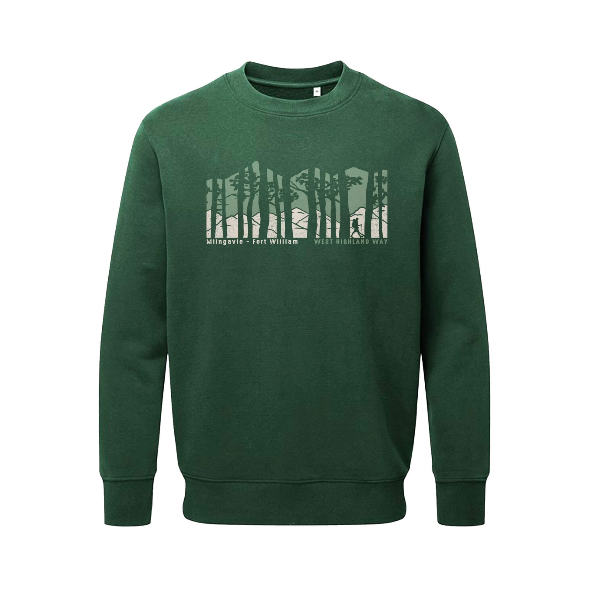 Forest Organic Cotton Sweater | Forest Green | West Highland Way