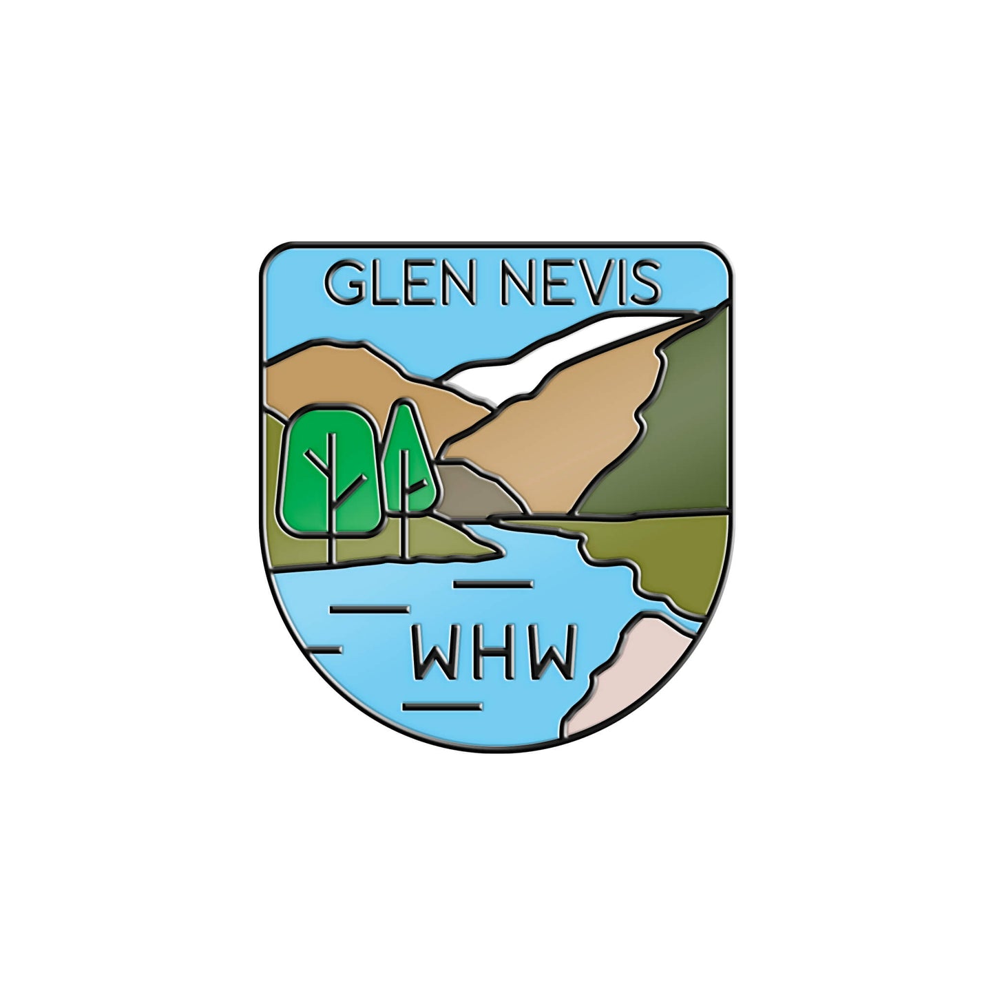 Glen Nevis Pin Badge - West Highland Way