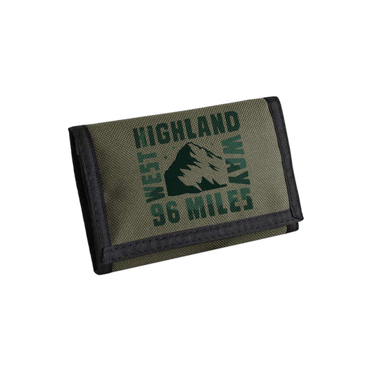 Mountain Ripper Wallet - Olive - West Highland Way