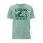 Mountain Organic Cotton T-Shirt - Sage - Back View - West Highland Way