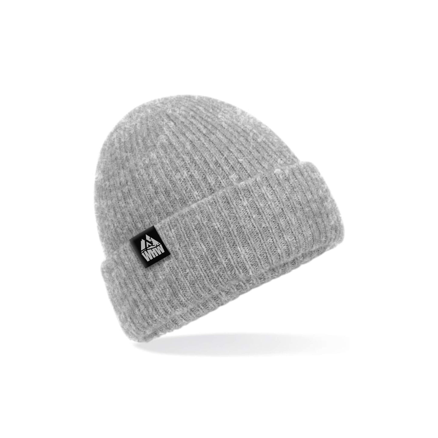 Cosy Ribbed Beanie | Light Grey | West Highland Way