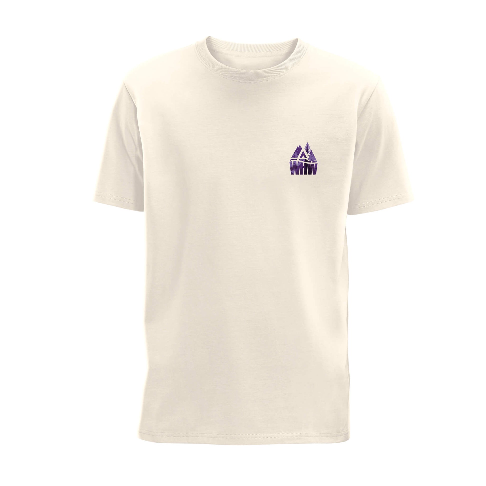 Sore Feet Finisher Organic Cotton T-Shirt - White - Front View - West Highland Way
