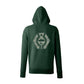 Thistle Organic Cotton Hoodie | Forest Green | Back View | West Highland Way